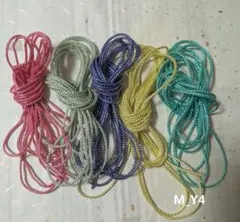 手芸用品メタリックヤーン5色　M_Y4