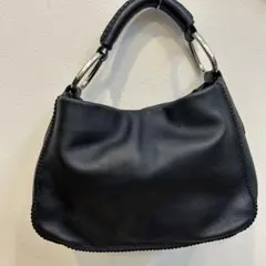 ✨希少品✨HIROKO BIS ヒロコビス レザー ショルダーバッグ 編み込み 