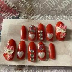 ハローキティ ネイルチップ 10個セット