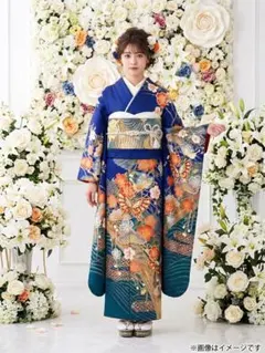 2026年最新】振袖フルセット 青の人気アイテム - メルカリ