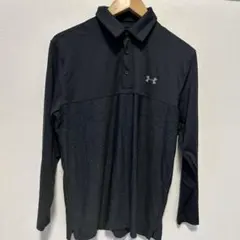 Under Armour 長袖ポロシャツ ブラック/グレー
