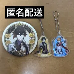 原神 鍾離 タルタリヤ 缶バッジ・アクリルキーホルダー2個