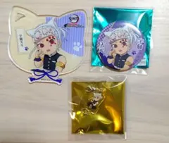 鬼滅の刃ナンジャタウン　アクリルコースター　缶バッジ　宇髄天元