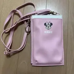 ミニー　ミニーマウス　モバイルポーチ　スマホポーチ　ディズニーストア
