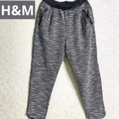 H&M レディース イージーパンツ ジャガード リラックスパンツ サイズUS S