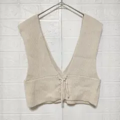 GU (M)　2WAYレースアップニットビスチェ