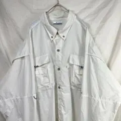 Columbia コロンビア フィッシング シャツ タクティカル シャツ 白