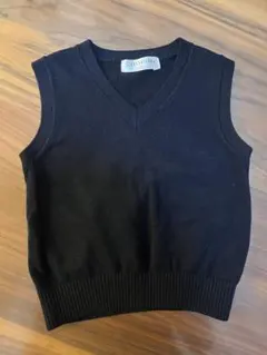 CHOPIN 黒 Vネック ベスト 90