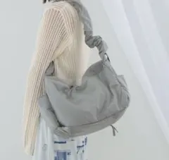 Ray BEAMS ナイロンショルダーバッグ グレー ビームスのサムネイル
