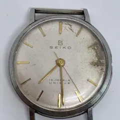 ✨SEIKO✨セイコー✨シルバー文字盤✨U14012✨15JEWELS✨腕時計