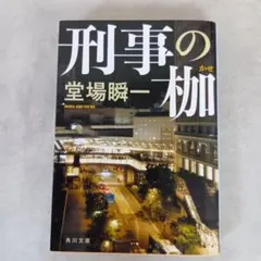 刑事の枷 堂場瞬一 角川文庫
