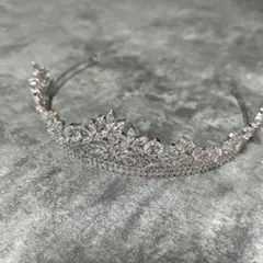 ティアラ シルバーティアラ クリスタルティアラ