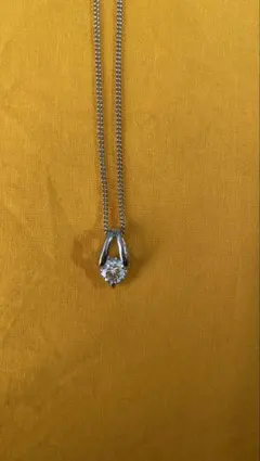 ジルコニア　シルバーメッキネックレス