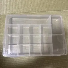 仕切り付き クリアケース 小物収納