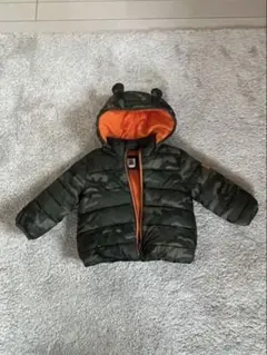 GAP 迷彩柄耳付きパファージャケット　18〜24m