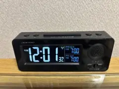 ADESSO デジタル 目覚まし 電波時計★バイブレーション★振動★