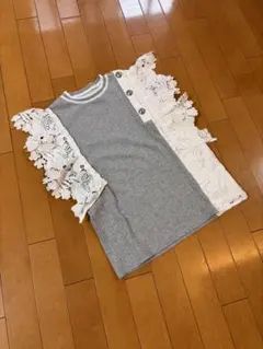 ⭐︎新品⭐︎Re.Verofonna リブタンクトップ レース切替のサムネイル