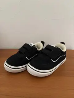 vans ベビースニーカー 黒　12.5