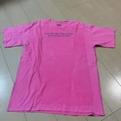 Comfort Colors 英字プリントTシャツ ピンク