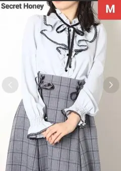 7様専用ですsecret honey シークレットハニー　白　ブラウス　レース