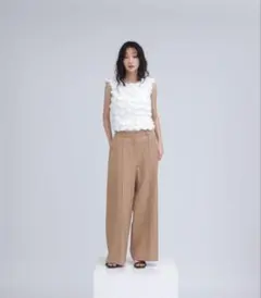 ピンタックワイドパンツ NATURAL BEAUTY BASIC