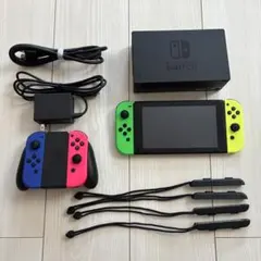 純正　Nintendo Switch 本体　Joy-Conセット　複数プレイ可能