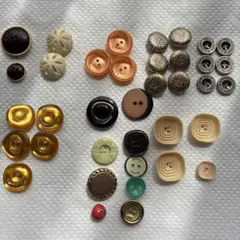 ラ*】様 昭和レトロ　ボタンセット