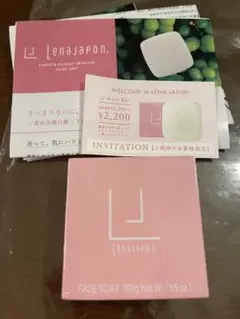割引チケット付Lenajapon LJモイストバー美容洗顔石鹸 100gのサムネイル