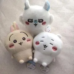 ちいかわ しーぷわ ぬいぐるみ うさぎ モモンガ 3点セット