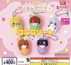 カラフルピーチ　おくるみマスコットチャーム1 全5種　コンプリート