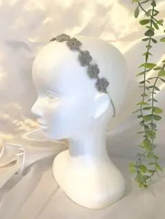 お花モチーフ ヘアバンド カチューシャ ヘッドドレス ヘアアクセサリー　2本組