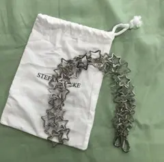 STEFAN COOKE ステファンクック ショルダー バッグ ストラップ Stefan Cooke: ブラック Button ショート バッグストラップ