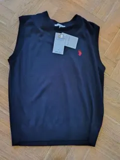 【タグ付き】U.S. POLO ASSN. 紺 ノースリーブベスト LL