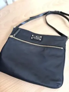 ショルダーバッグ 黒 ナイロン Kate spade
