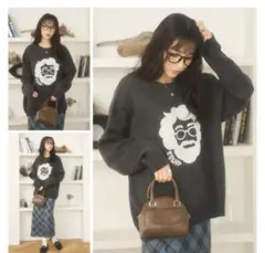WEGO ジャガードグラフィックプルオーバー