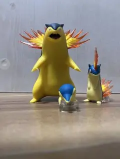 ヒノアラシ、マグマラシ、バクフーン ポケモンスケールワールド ジョウト地方