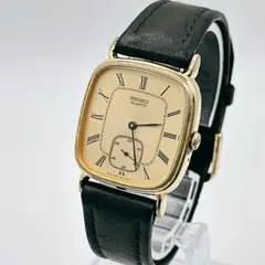 希少Vintage SEIKO セイコー 腕時計QZ ローマン スモールセコンド 