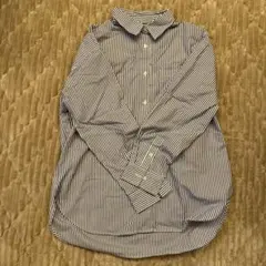 GU ストライプ柄 長袖シャツ