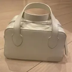 OHGA MINI BOSTON BAG ホワイト