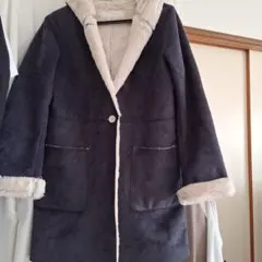 nika and ... ネイビー ロングコート