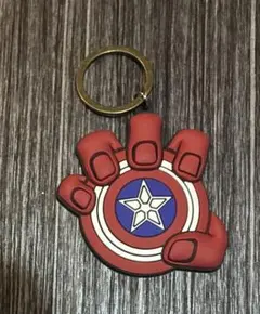 キャプテン・アメリカ ラバーキーホルダー マーベル