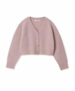 snidel クロップドメタルボタンカーディガン