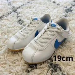 NIKE ナイキ キッズ 子供 スニーカー 靴 19cm コルテッツ 白のサムネイル
