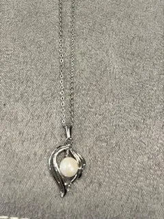 パール付きネックレス 約40cm