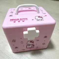 ハローキティ　2001年　平成レトロ　引き出し収納ケース　鏡付き ハローキティ カオハナキティ 2001年 平成レトロ 引き出し収納ケース