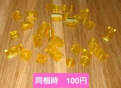 レゴ　小物　透明パーツ　トランスイエロー