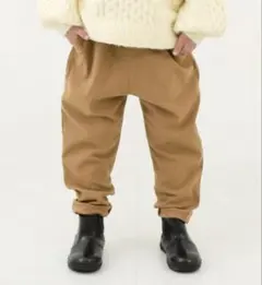 デビロック　ウルトラストレッチ 裏起毛バルーンパンツ　ライトブラウン　150㎝