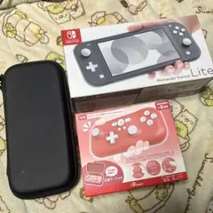 Nintendo Switch Lite グレー 本体 オマケ付き 箱付き