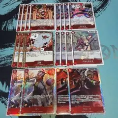 ワンピースカードゲーム　神の島の冒険　クリーク　ギン　SR 　赤R4コンセット