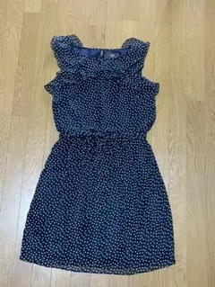 ROPE ドット柄　シフォンワンピース　美品